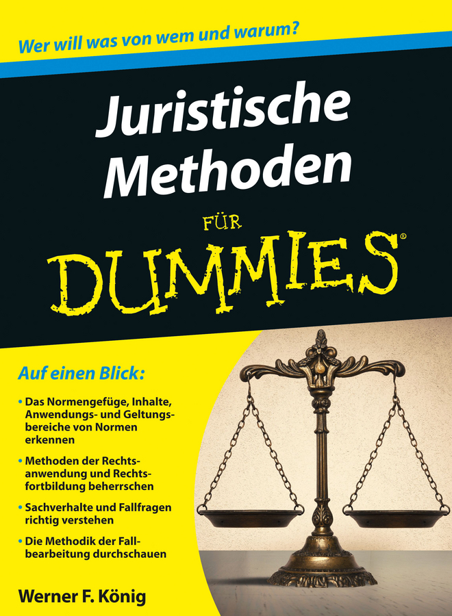 König, Werner F. - Juristische Methoden für Dummies, ebook