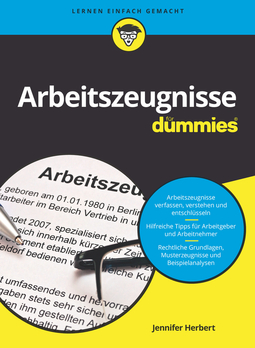 Herbert, Jennifer - Arbeitszeugnisse für Dummies, e-bok