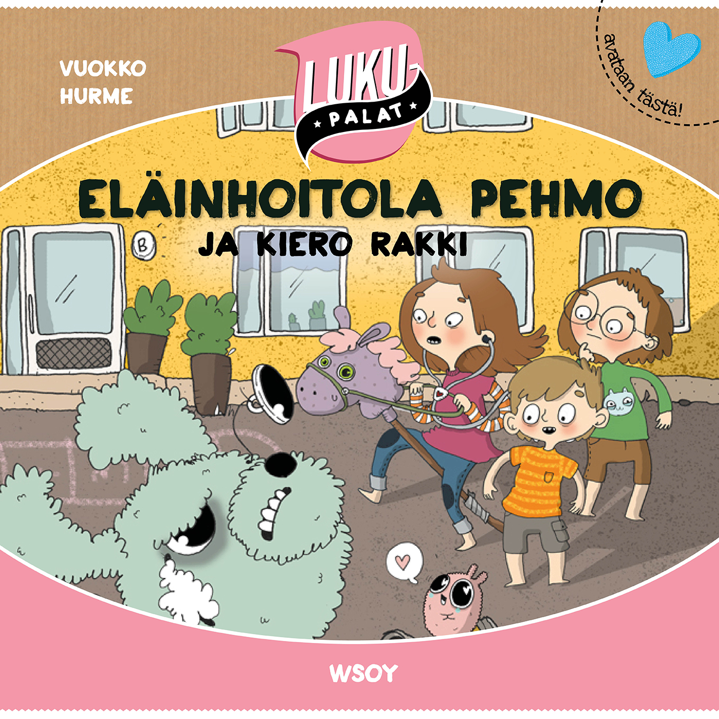 Hurme, Vuokko - Eläinhoitola Pehmo ja kiero Rakki: Lukupalat, audiobook