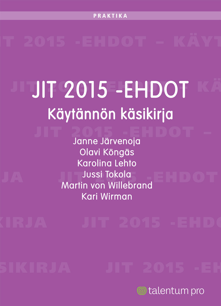 Järvenoja, Janne - JIT 2015 -ehdot, ebook