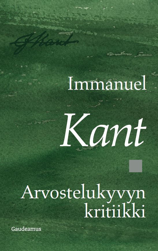Kant, Immanuel - Arvostelukyvyn kritiikki, e-kirja